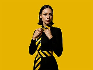 Caution Tape Couture'