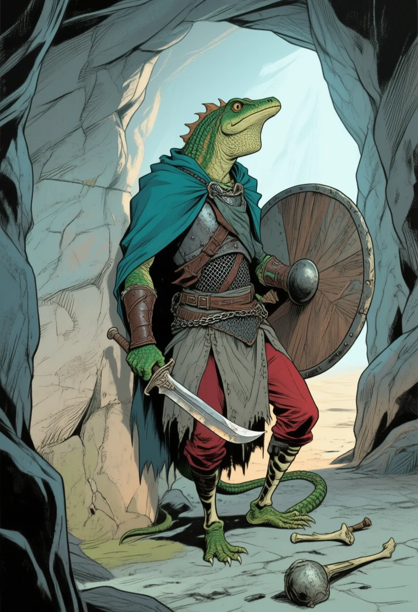 Elsewhere - Lizard Mercenary picture 1 of 1
