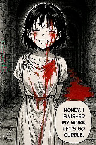 Your Roman wife finished her work'