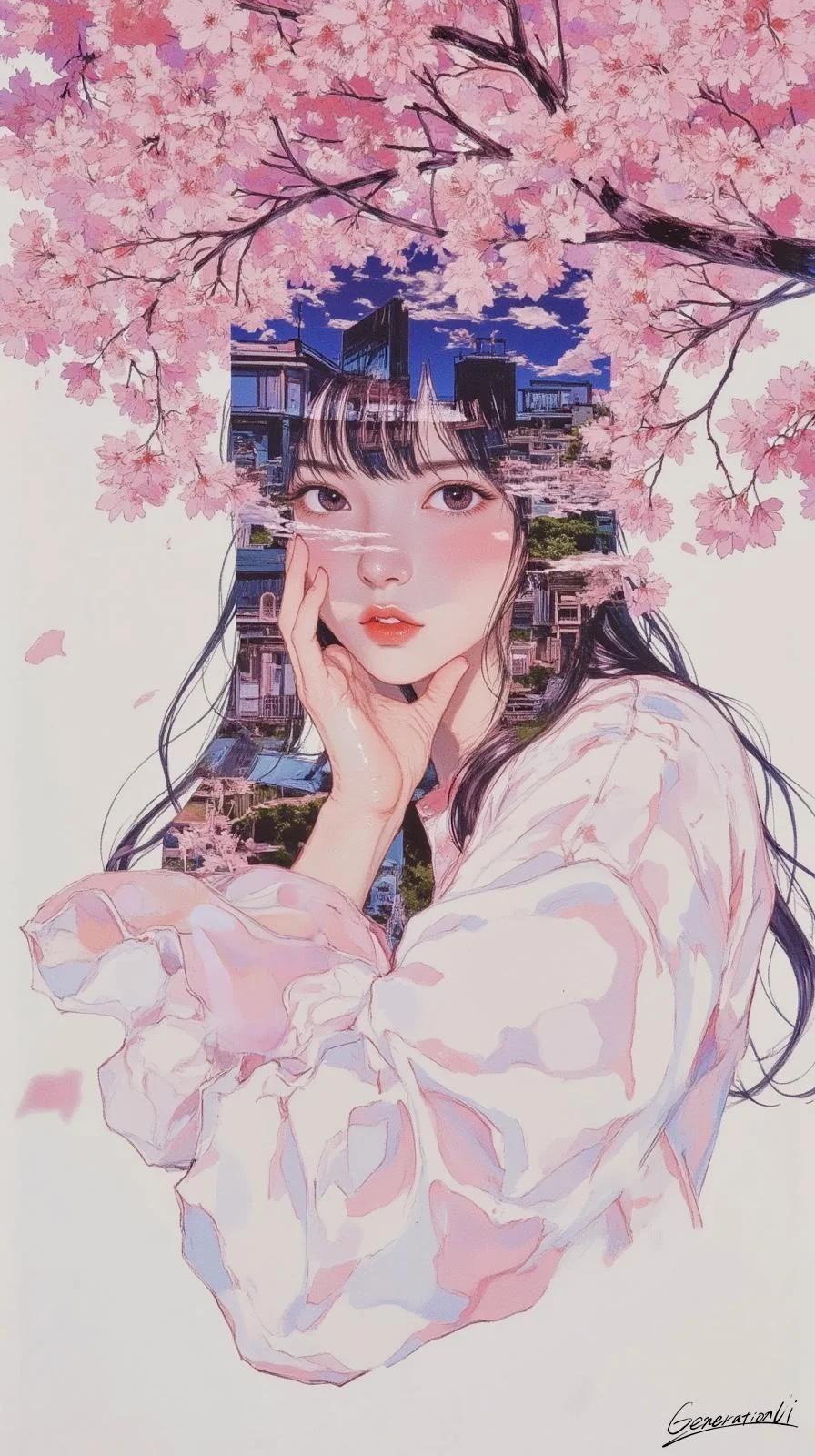 Sakura Pixels, Urban Memories / Phone Wallpaper Archives picture 1 of 1
