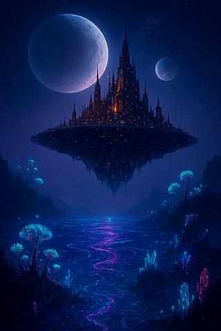 Floating city by Sora'