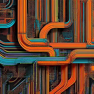Abstract Geometry (WAN2.2, comfyui)'