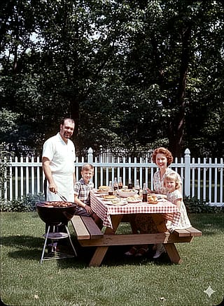What it would look like if I had a family in America in the 1950s.'
