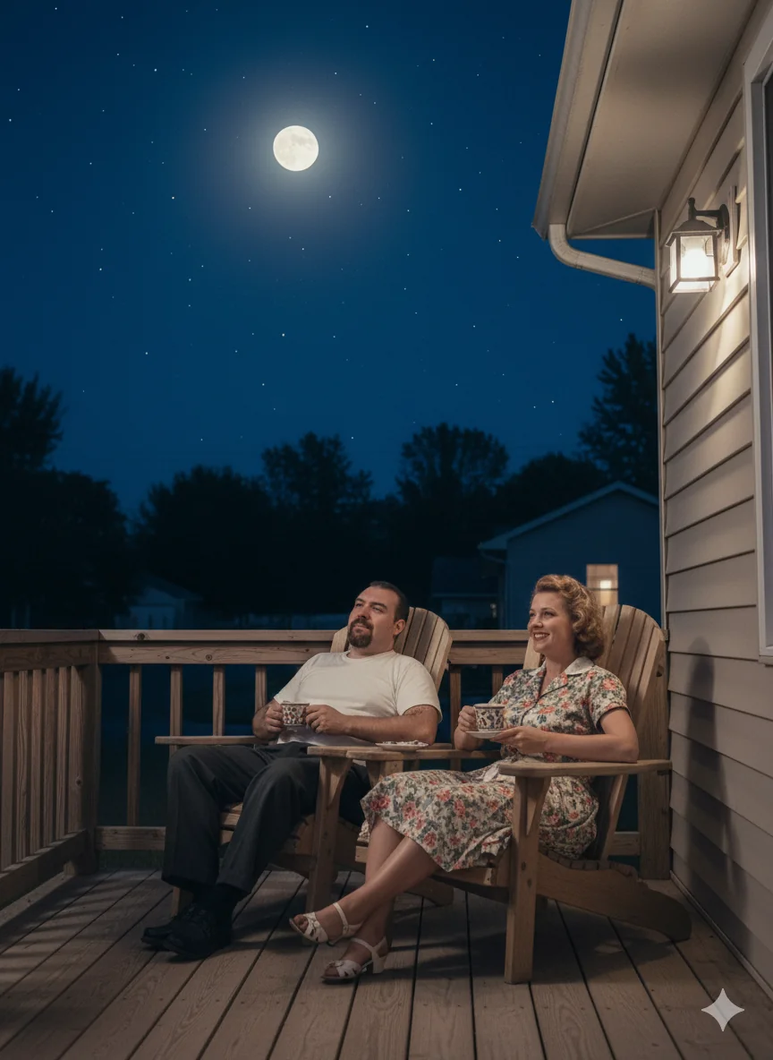 What it would look like if I had a family in America in the 1950s. picture 4 of 5