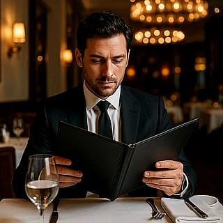 Less than stellar menus from a 'fancy' restaurant'