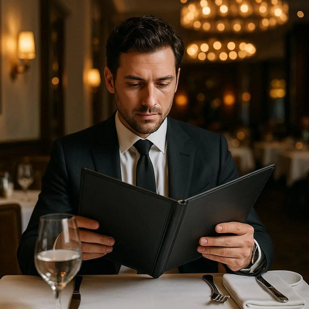 Less than stellar menus from a 'fancy' restaurant picture 1 of 5