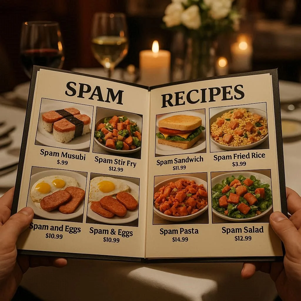 Less than stellar menus from a 'fancy' restaurant picture 3 of 5