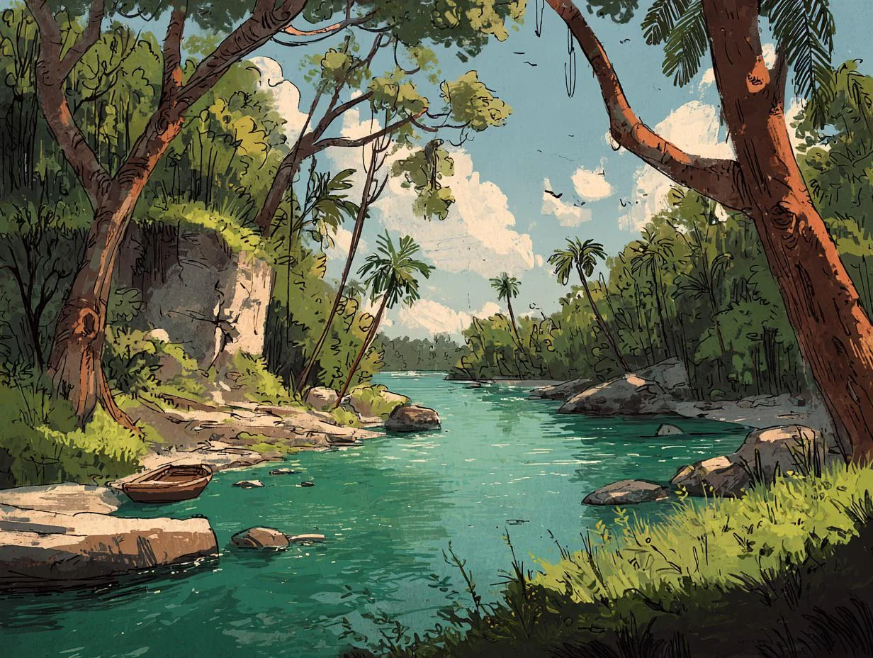 A river in the jungle. picture 1 of 1