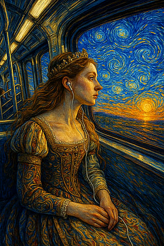 Shakespeare Hamlet + Van Gogh'