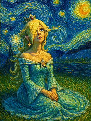 Rosalina + Van Gogh'