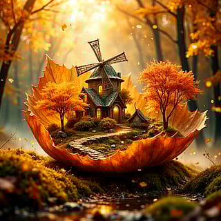 Leafscape: Autumn leaves...'