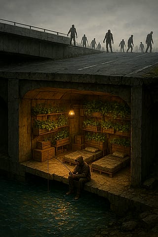House under the bridge'