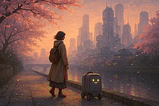 The weight lingers even in a lighter world.'