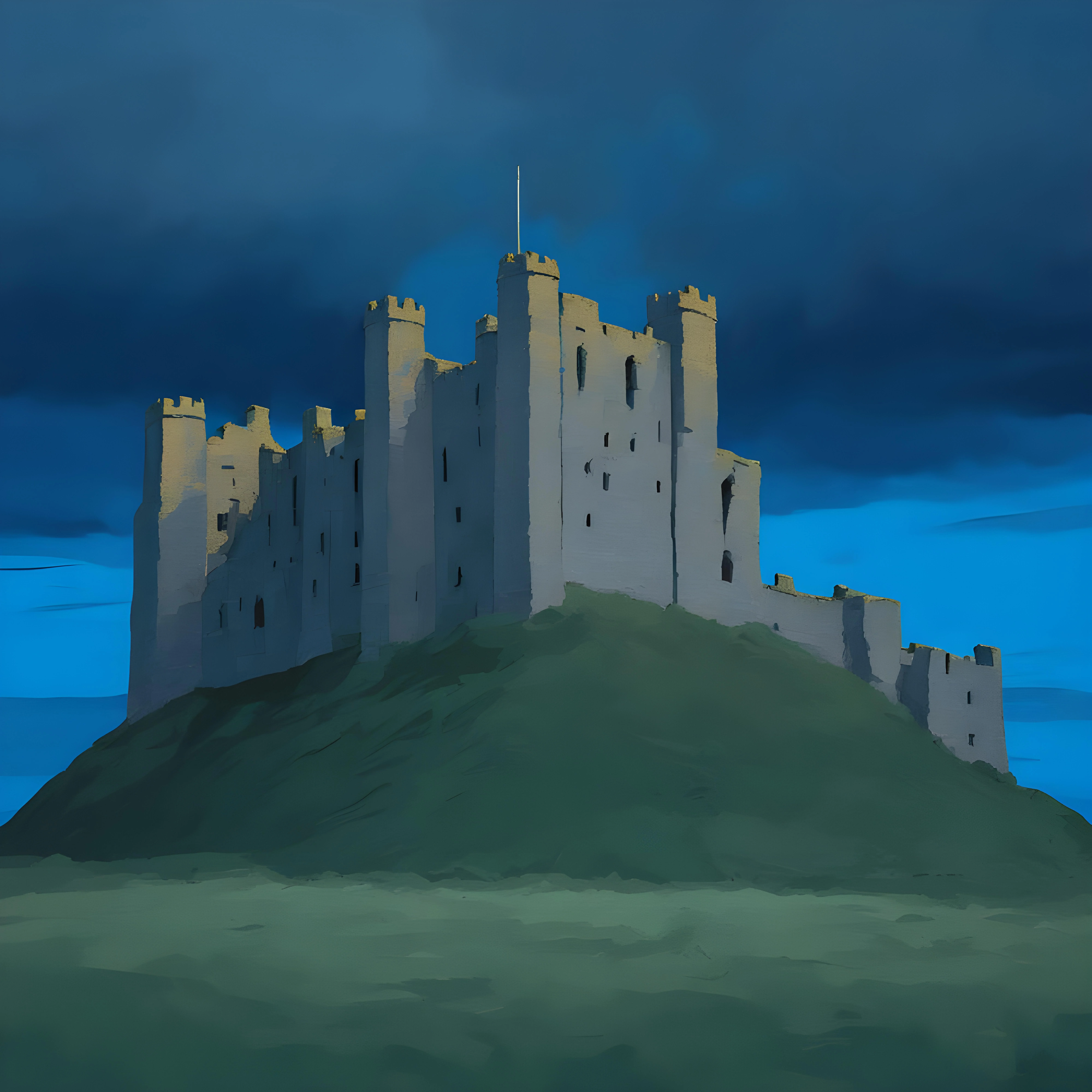 423 J. M. W. Turner - 20 June 2025 - Dunstanborough Castle - Northumberland. picture 1 of 1