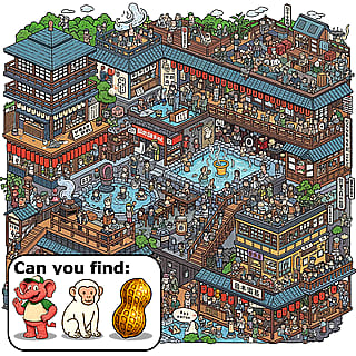 Today's puzzle is a Japanese onsen!'