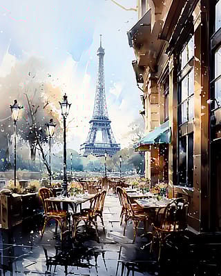 Dining in Paris'