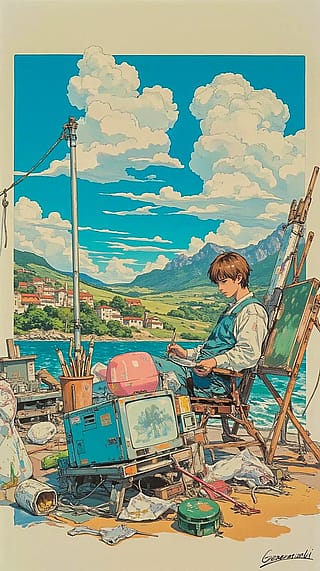 That Summer I Thought I Could Paint Everything / Phone Wallpaper Archives'