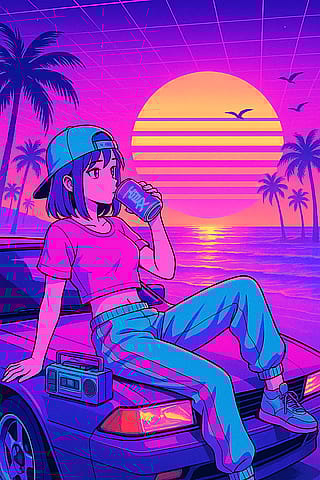 Sunset Vibes on the Coast'