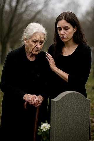 Mourning women'