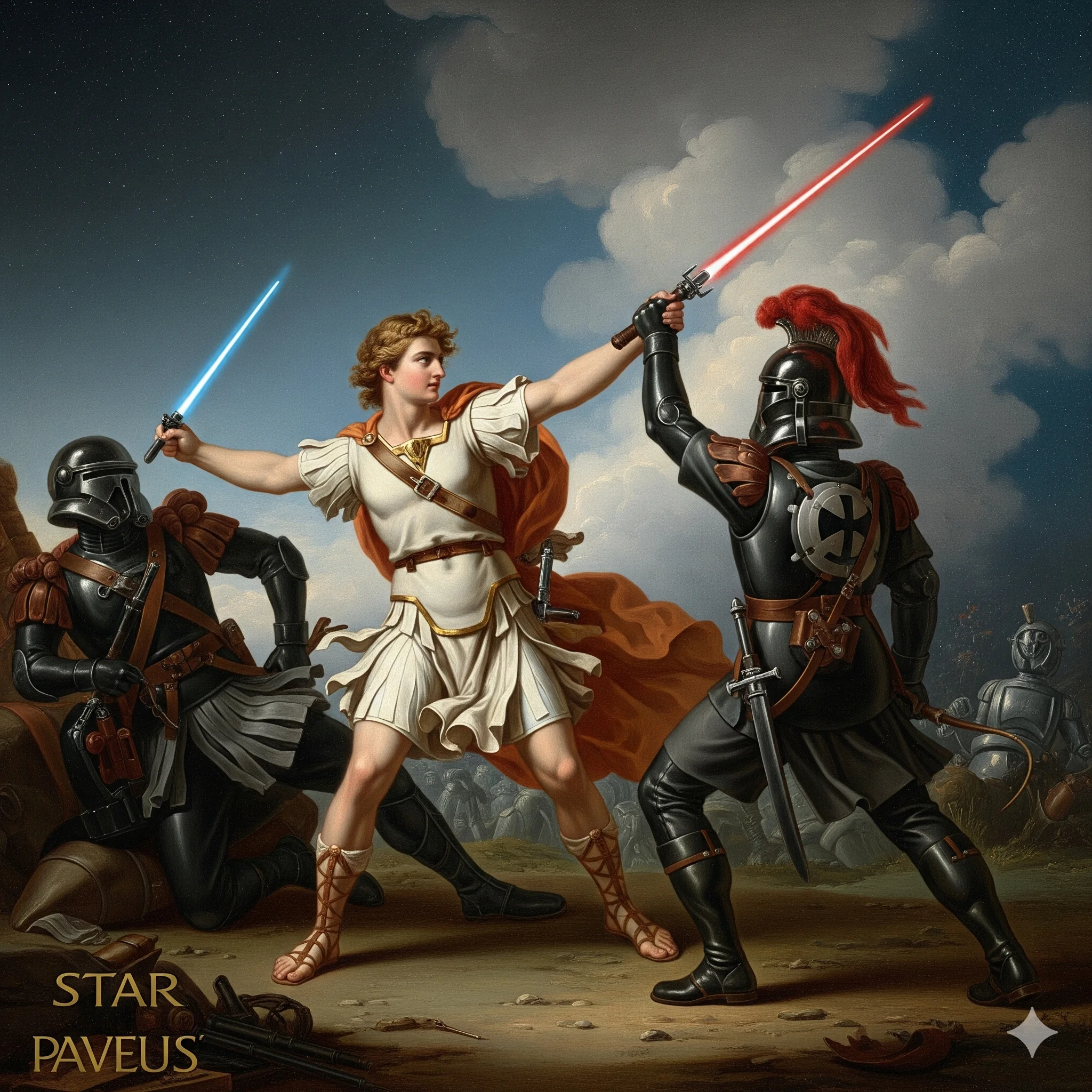 Star wars, but as a 19th century romantic painting picture 1 of 1