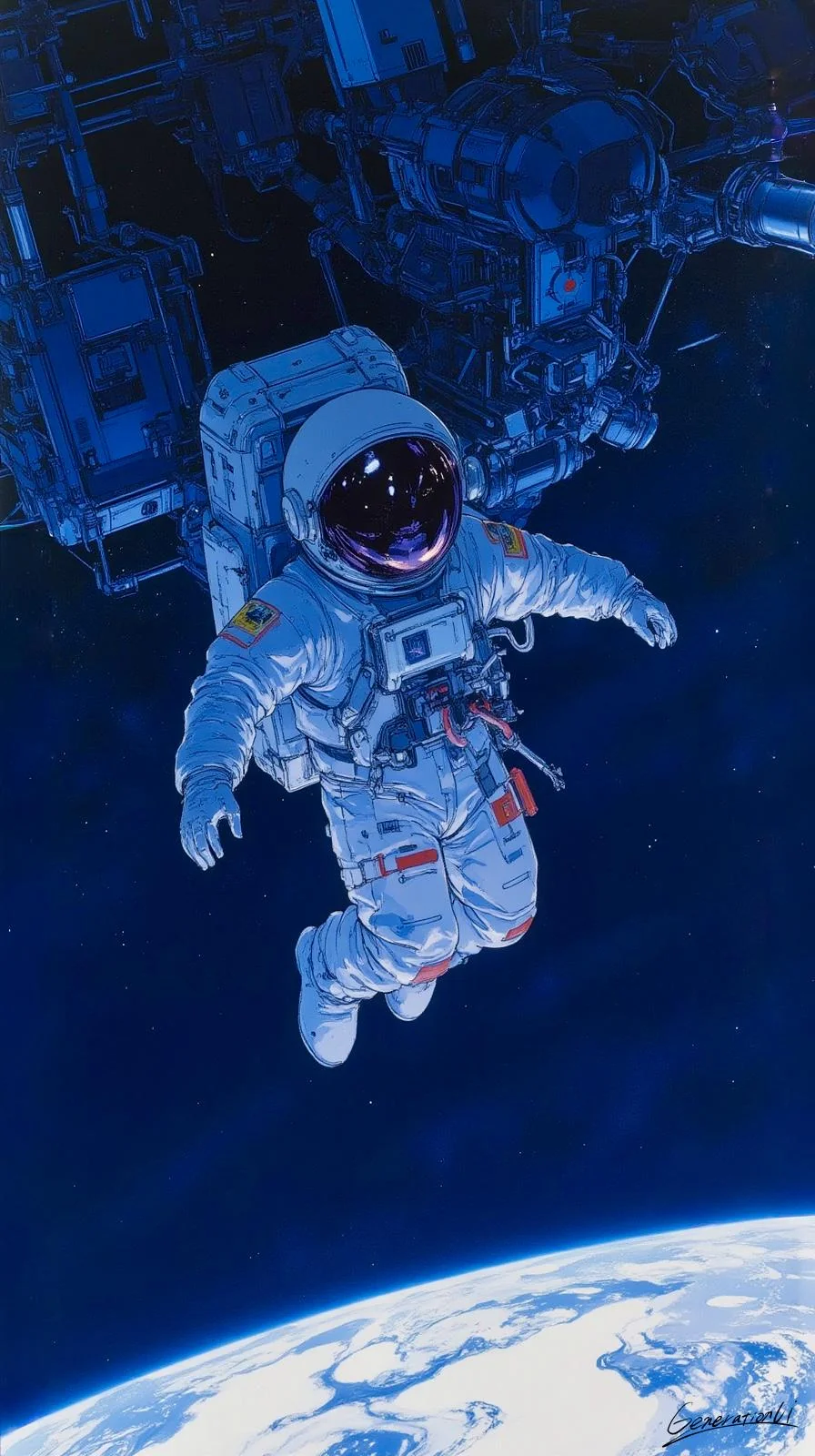 Traveler in Zero Gravity / Phone Wallpaper Archives picture 1 of 1