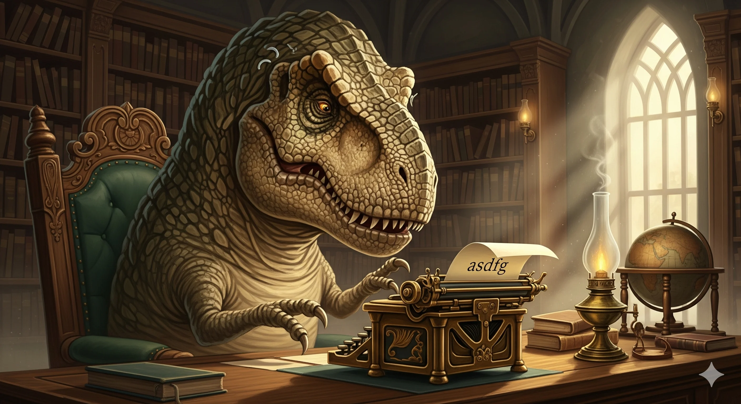 T-Rex's Typing Trials picture 1 of 1