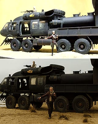 I build sci fi themed models, just tried AI on one of my photos - impressed !'