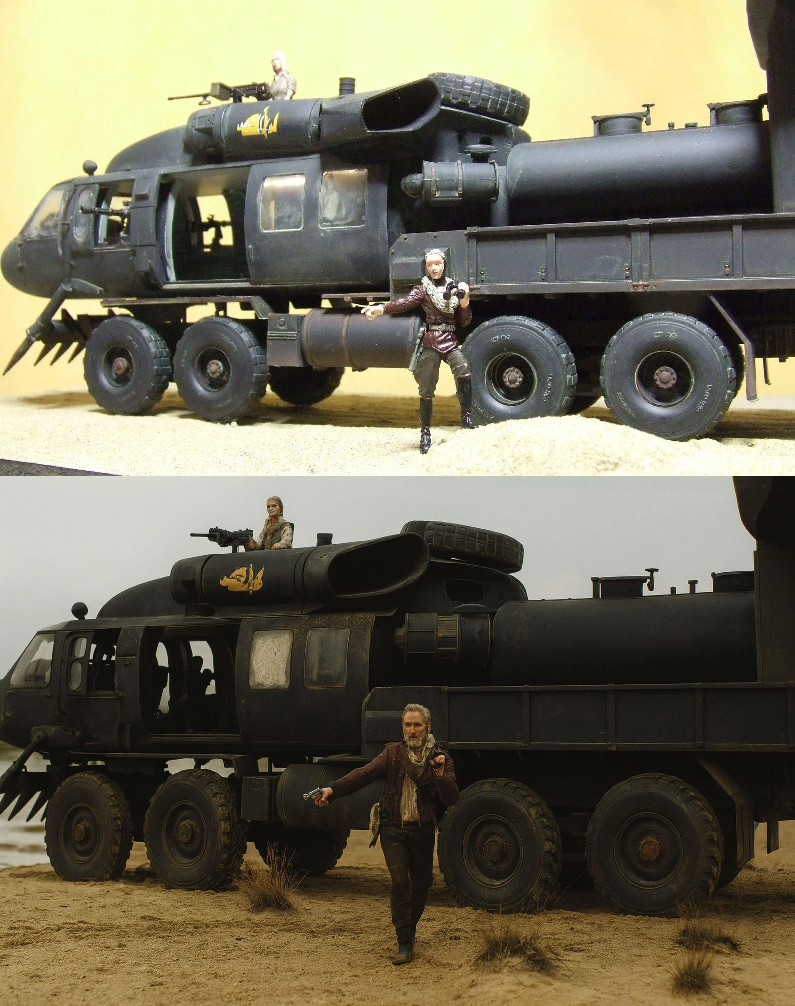 I build sci fi themed models, just tried AI on one of my photos - impressed ! picture 1 of 1