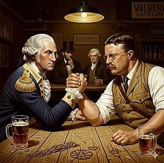 “Alright George Loser buys The Next Round”'