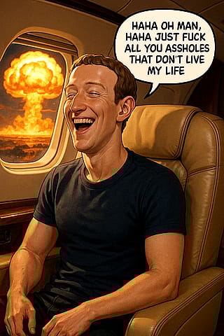 he don't give a zuck'