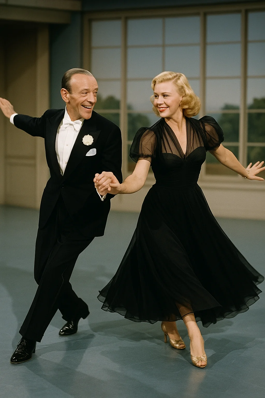 Fred Astaire and Ginger Rogers picture 1 of 1