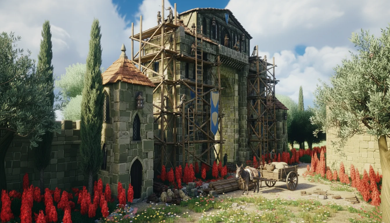 Finishing the main gate of the city picture 1 of 1