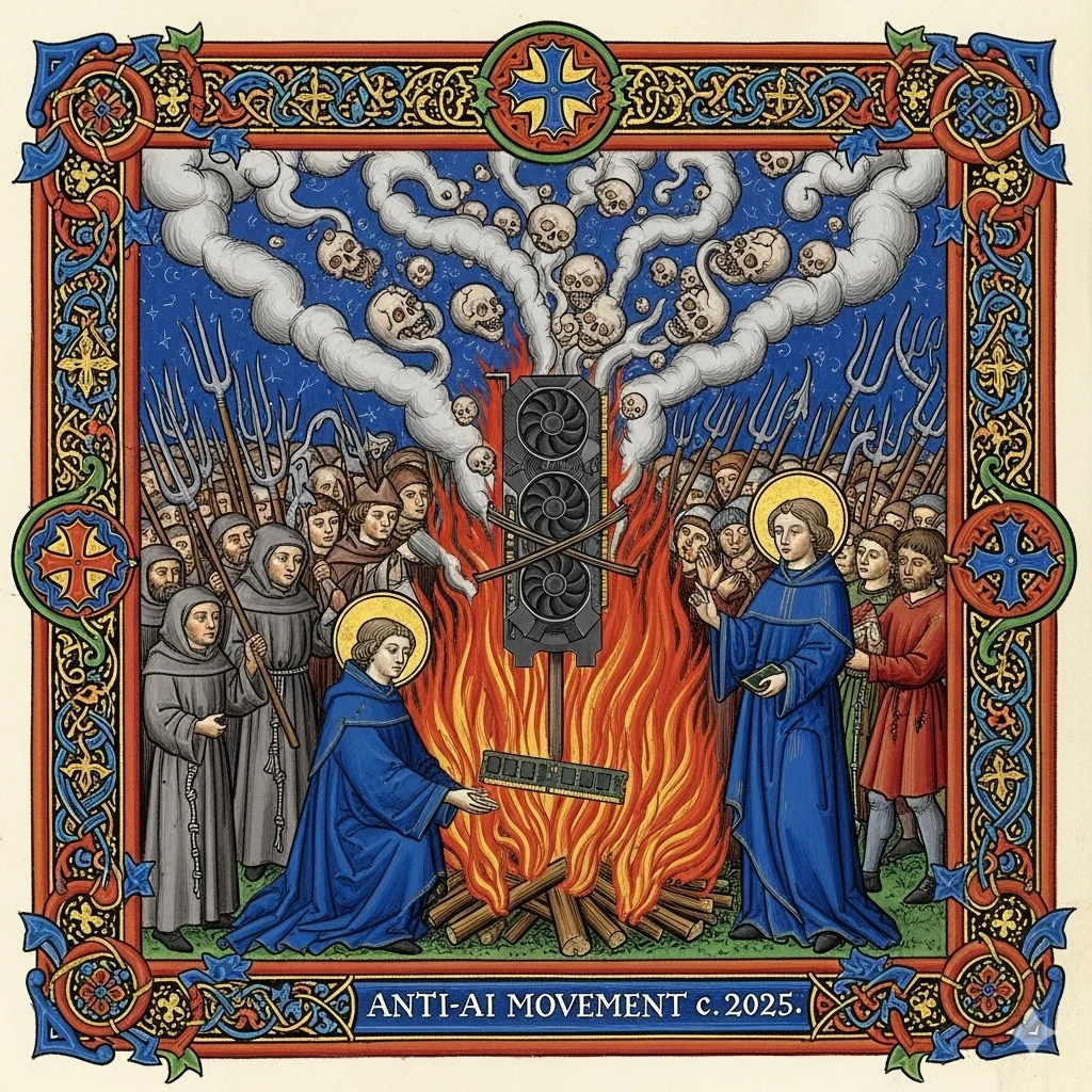 The Anti-AI Inquisition: Burn the Heretic GPUs. picture 1 of 1
