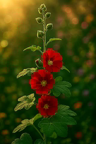 Sunbound Scarlet — The Rose Story 🌹✨'