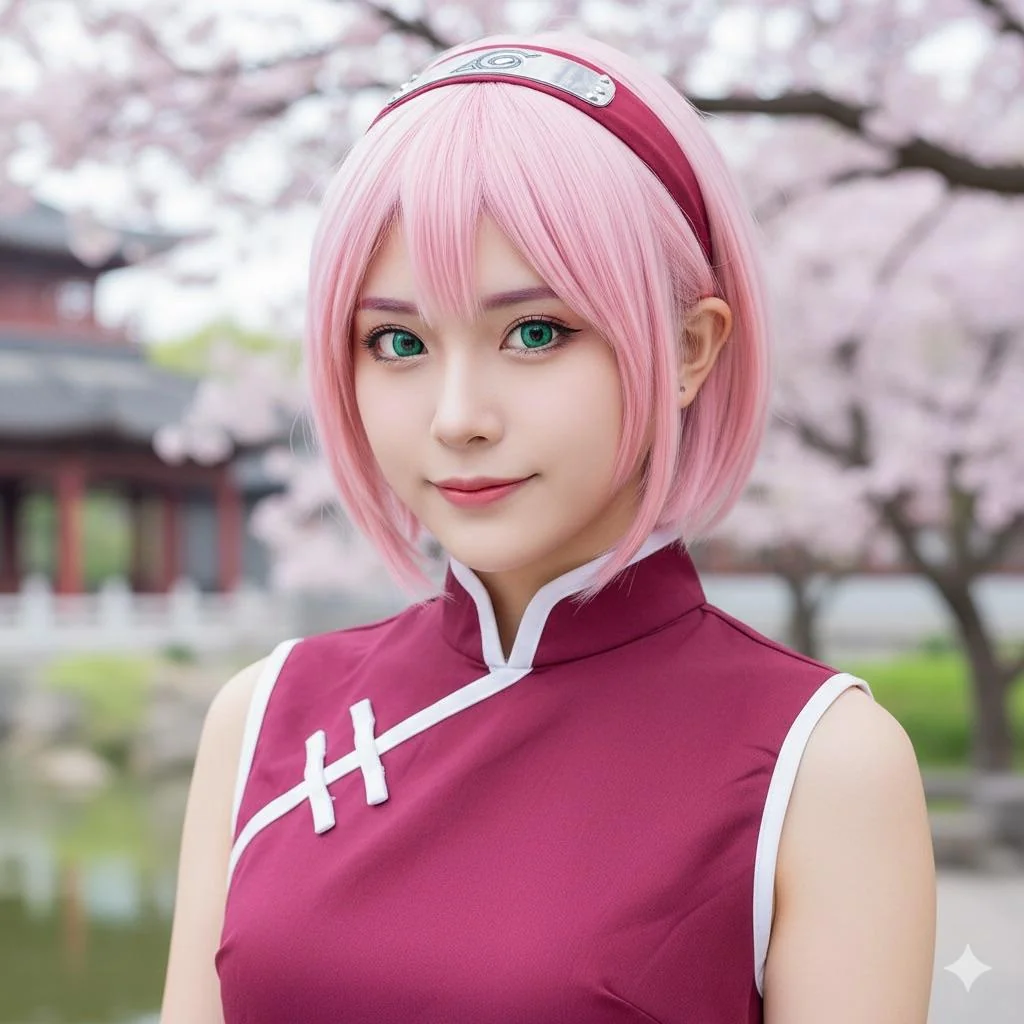 Sakura (Naruto) from Anime to IRL picture 2 of 2