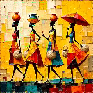 fetching water...'