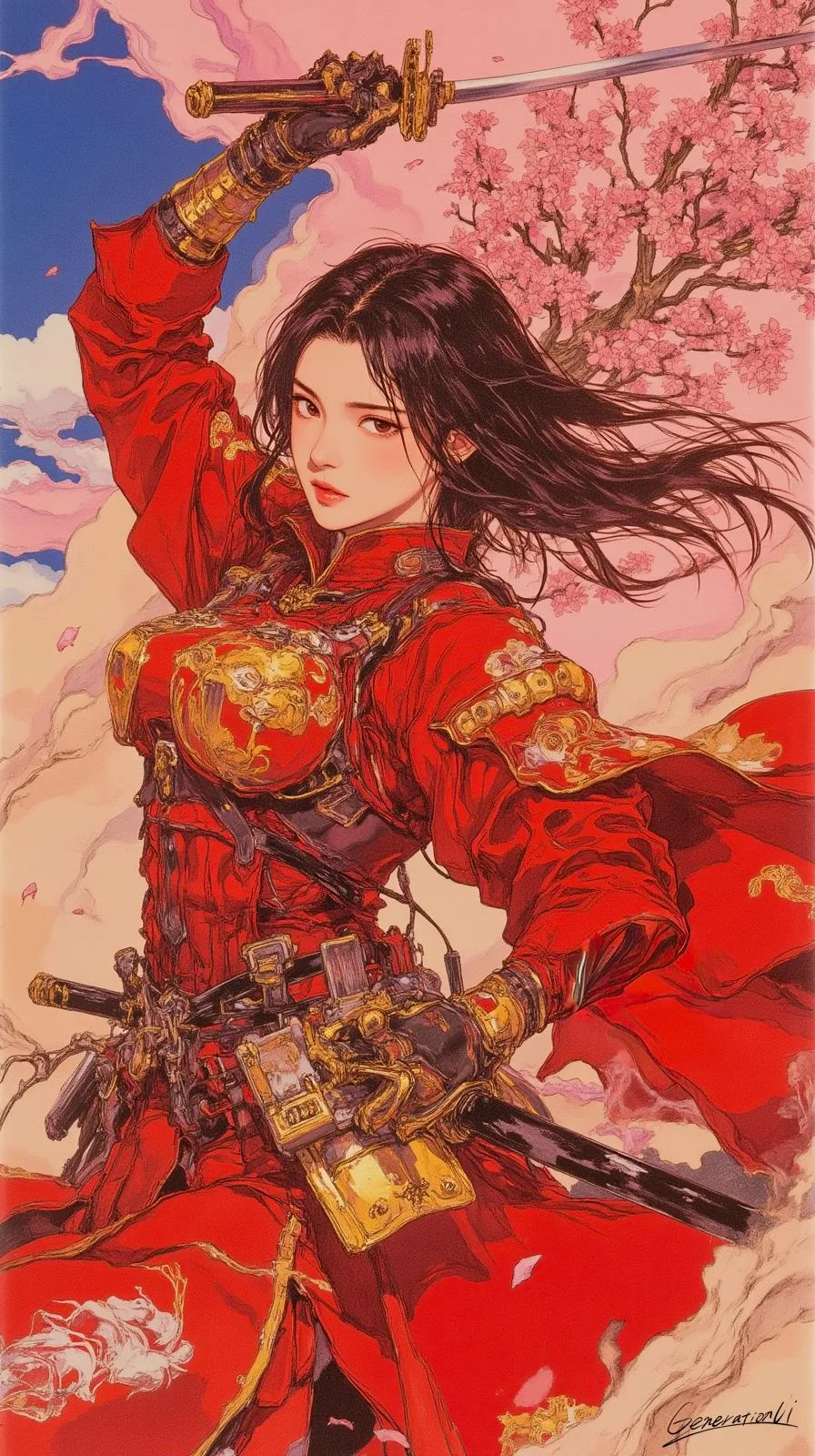 Crimson War Princess Beyond Time / Phone Wallpaper Archives picture 1 of 1