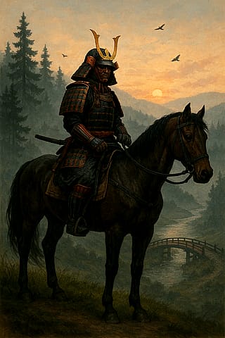 Samurai at dawn'