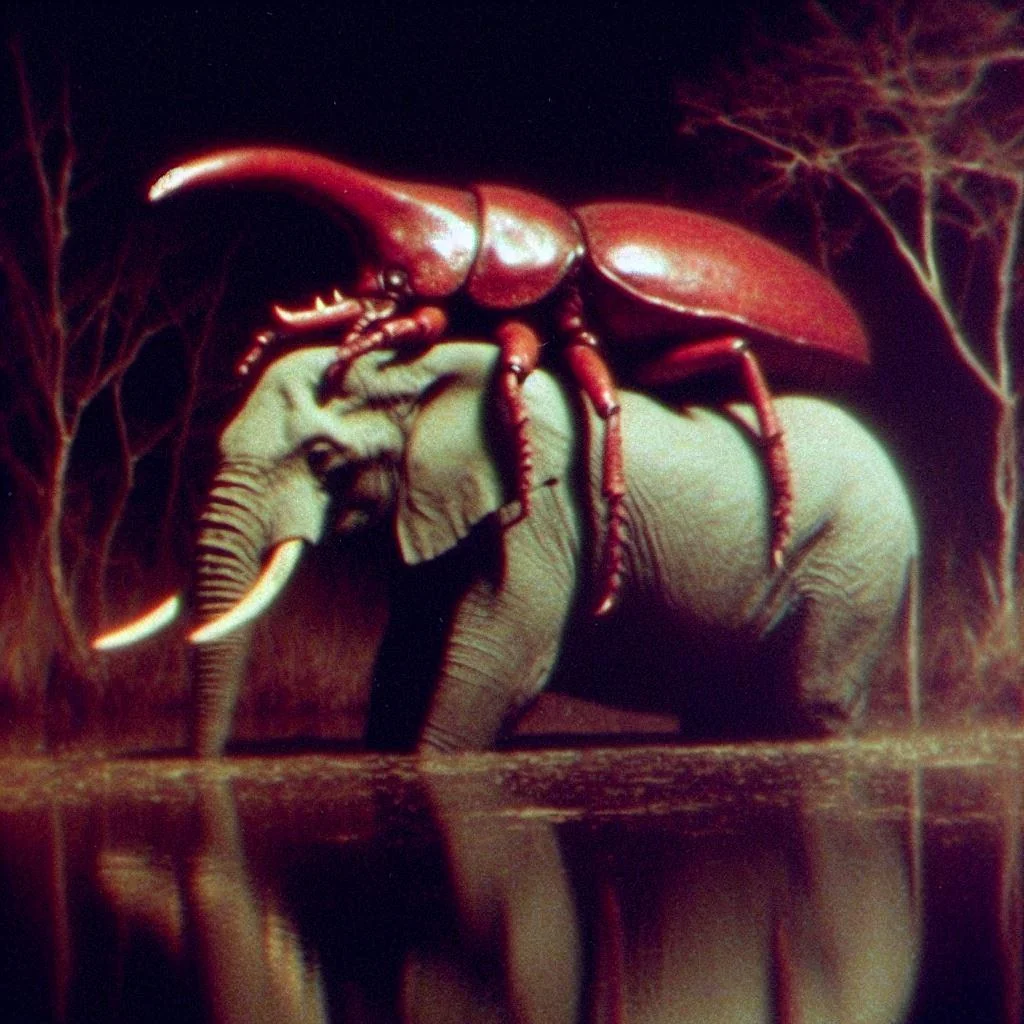 Me & my beetle friend. picture 1 of 1