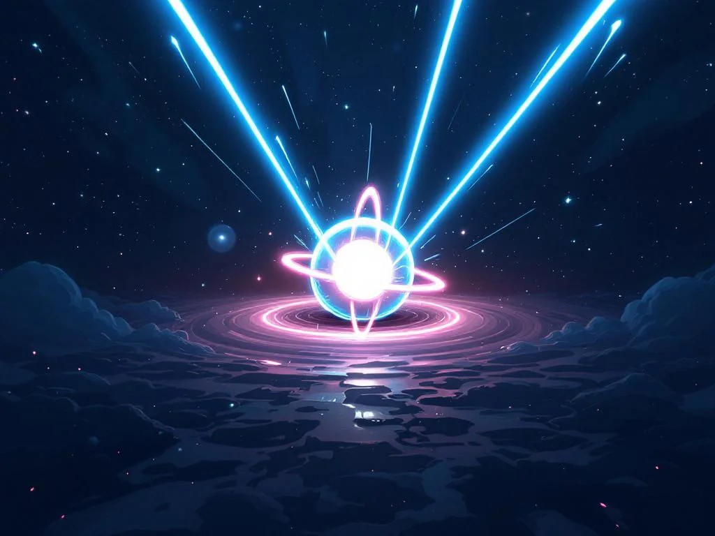 Last Atom of Universe with Lasers eyes / Mistral (A post-VQGAN+CLIP paradigm) picture 1 of 1