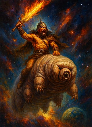 To save Earth from certain cosmic doom, its greatest scientific minds race to clone the one man who can save our world - Attila the Hun!'