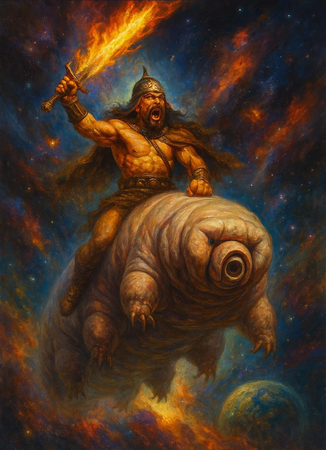 To save Earth from certain cosmic doom, its greatest scientific minds race to clone the one man who can save our world - Attila the Hun! picture 1 of 1