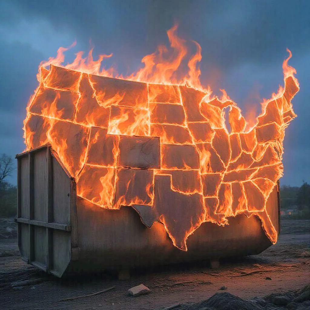 Dumpster fire picture 1 of 1