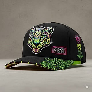 Neon Jungle Tech Snapback'