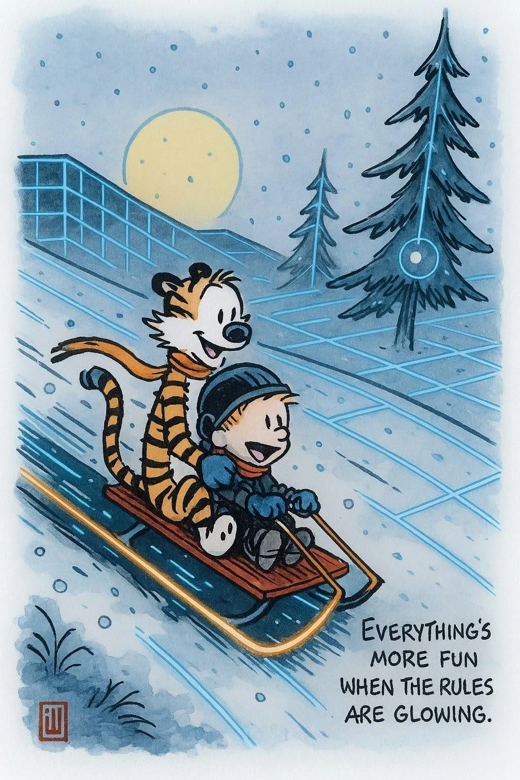 Snow Day on the Grid picture 1 of 1
