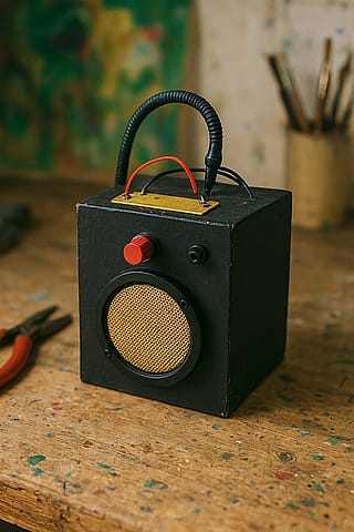 Home-made dub siren.'