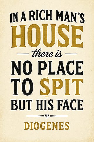 A Rich Man's House'