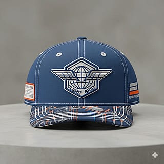 Flight Grid Aviator Cap – Modern Pilot Edition'