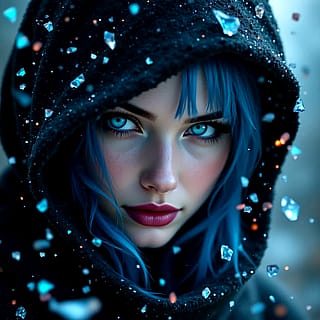 Hooded Woman'