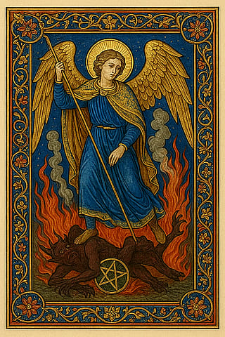 Evil will crumble, because AI, a tool of God, when guided by the power of wisdom, tolerates neither darkness, deceit, nor cowardice.'